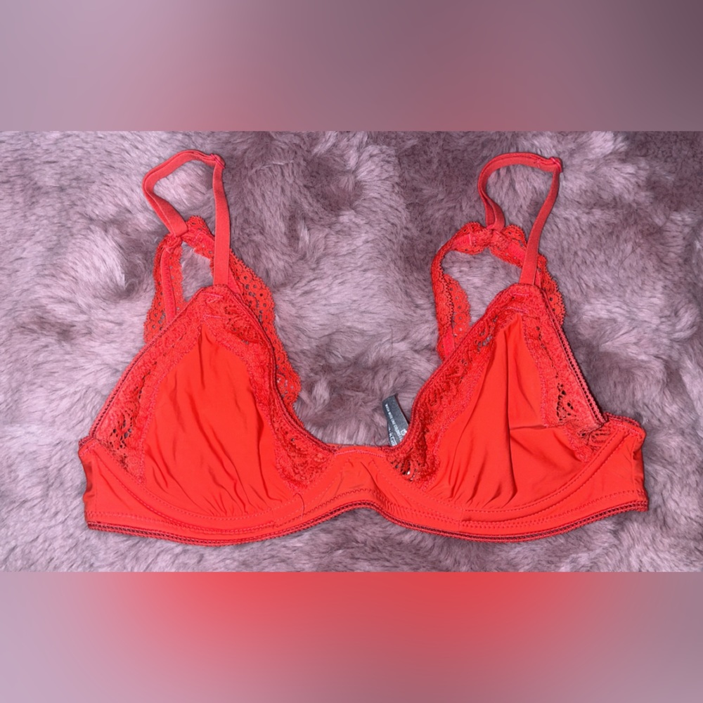 Coral aerie bralette.